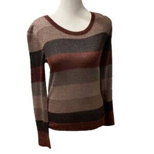 Marc by Marc Jacobs Multicolor Lightweight Shimmery Sweater Long Sleeve